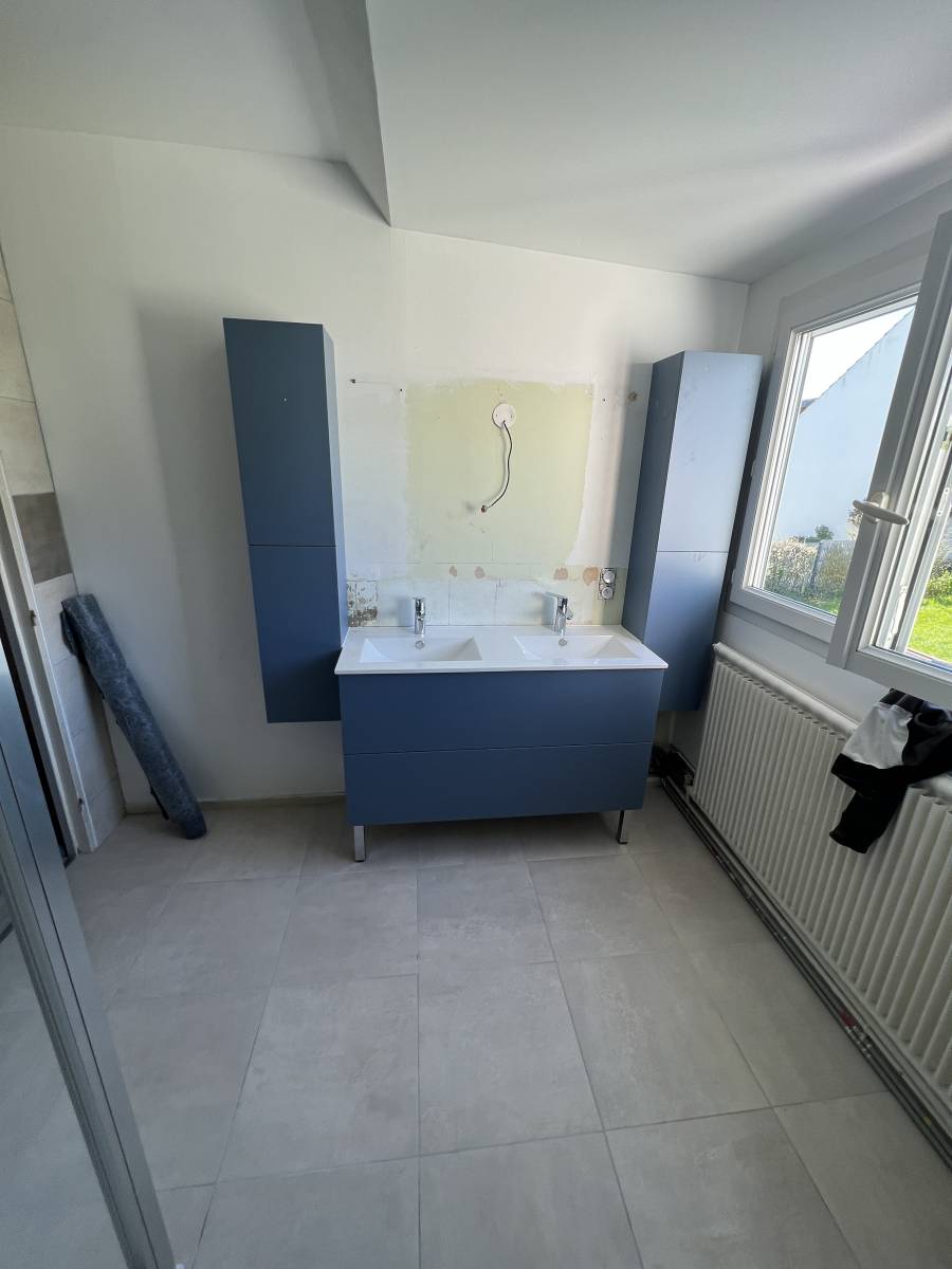 Réaliser pose de carrelage et faïence salle de bain proche ROGERVILLE